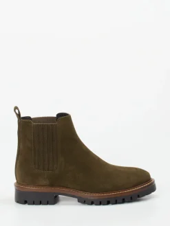 – Chelsea Boots aus Veloursleder oliv-Ralph Harrison Best