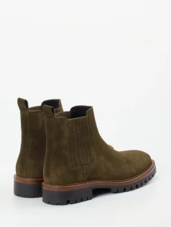 – Chelsea Boots aus Veloursleder oliv-Ralph Harrison Best