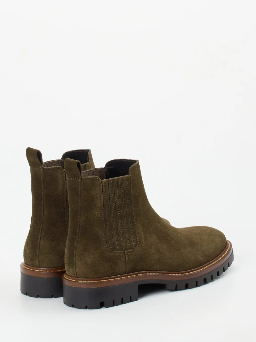 – Chelsea Boots aus Veloursleder oliv-Ralph Harrison Best
