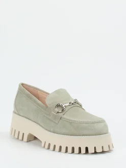 – Chunky Loafer aus Veloursleder Salbei-Ralph Harrison New