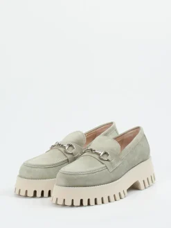 – Chunky Loafer aus Veloursleder Salbei-Ralph Harrison New