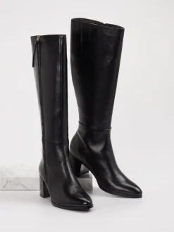 – Kniehohe Stiefel aus Leder-Ralph Harrison New