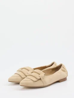 – Loafer aus Nubukleder in Beige-Ralph Harrison New