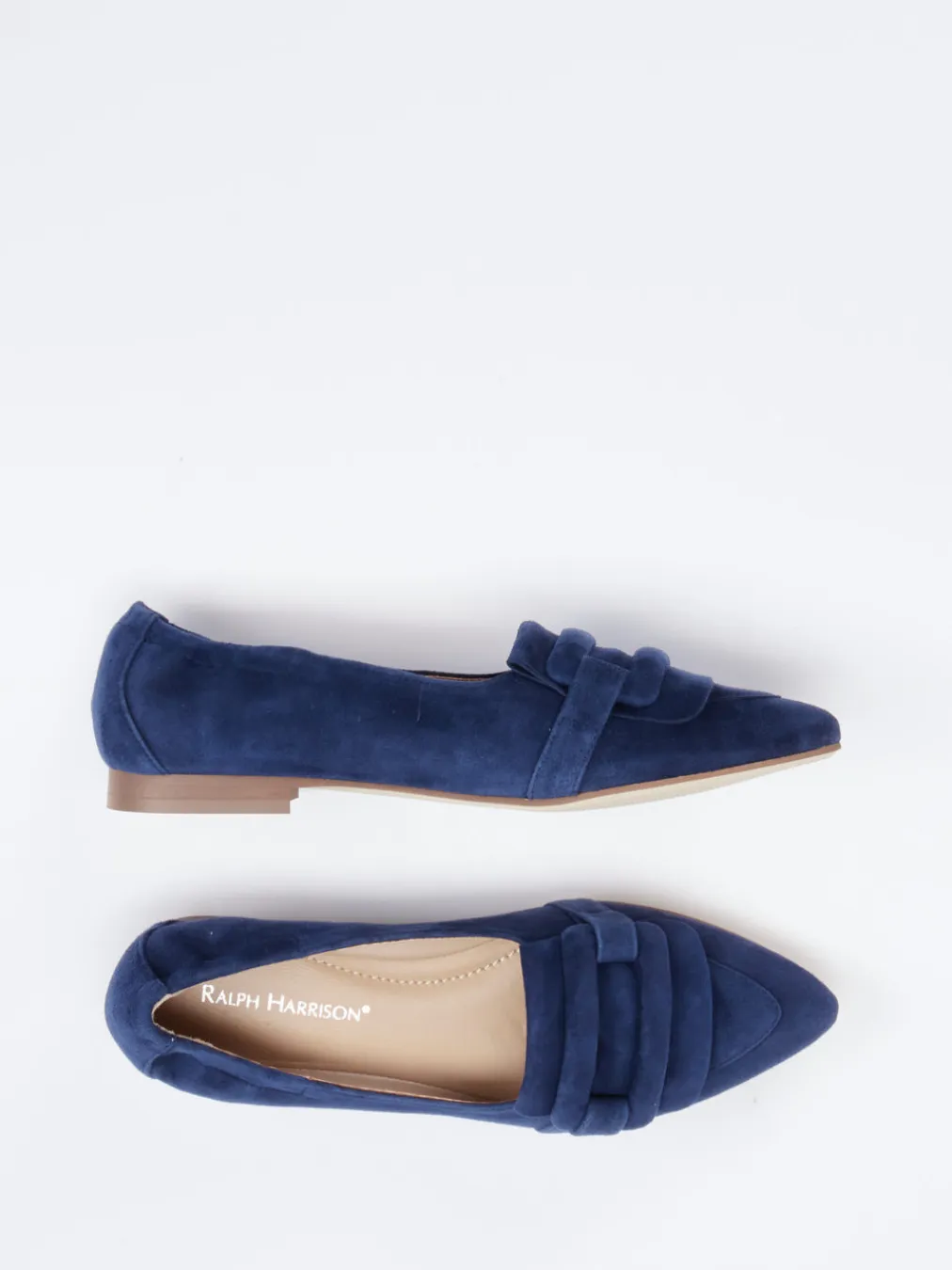 – Loafer aus Nubukleder in Marine-Ralph Harrison Discount