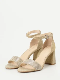 – Sandaletten aus Metallicleder farben-Ralph Harrison Clearance