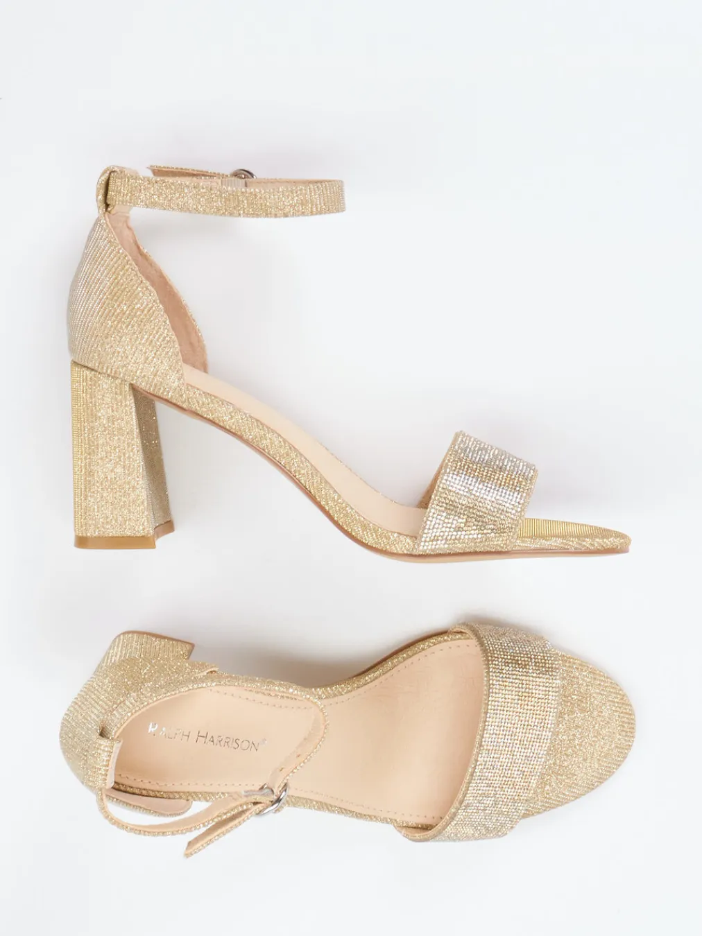 – Sandaletten aus Metallicleder farben-Ralph Harrison Clearance