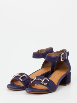 – Sandaletten aus Nubukleder dunkelviolett-Ralph Harrison Online
