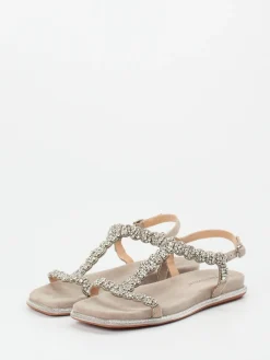 – Zehentrenner-Sandalette aus Veloursleder-Ralph Harrison New