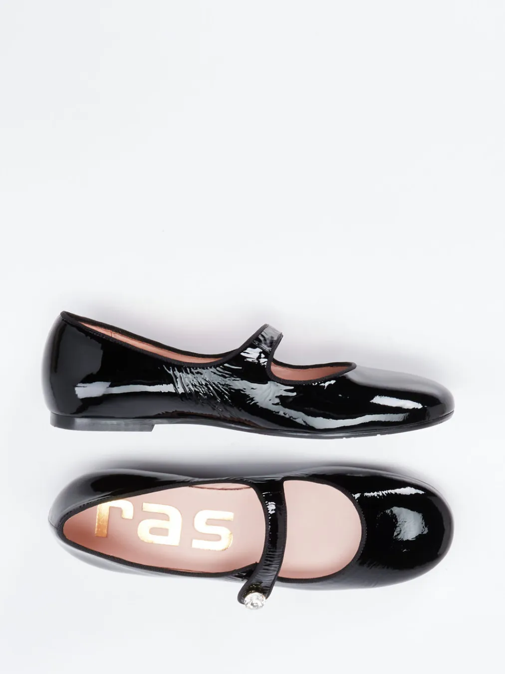 – Mary Jane Ballerinas aus Lackleder-RAS