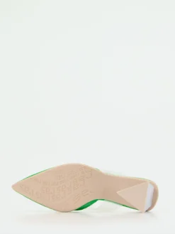 – Mules aus Kalbleder mit transparentem Riemen-RAS Online