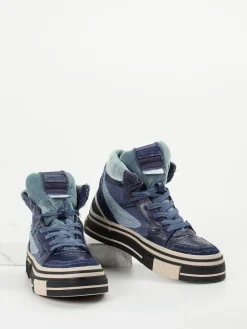 – High-Top Sneaker aus Kalbleder-Rebecca White