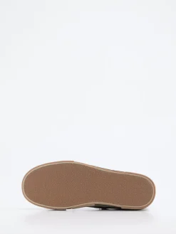 – High-Top Sneaker aus Metallicleder silber-Rebecca White Sale