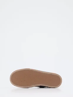 – High-Top Sneaker aus Metallicleder-Rebecca White Hot