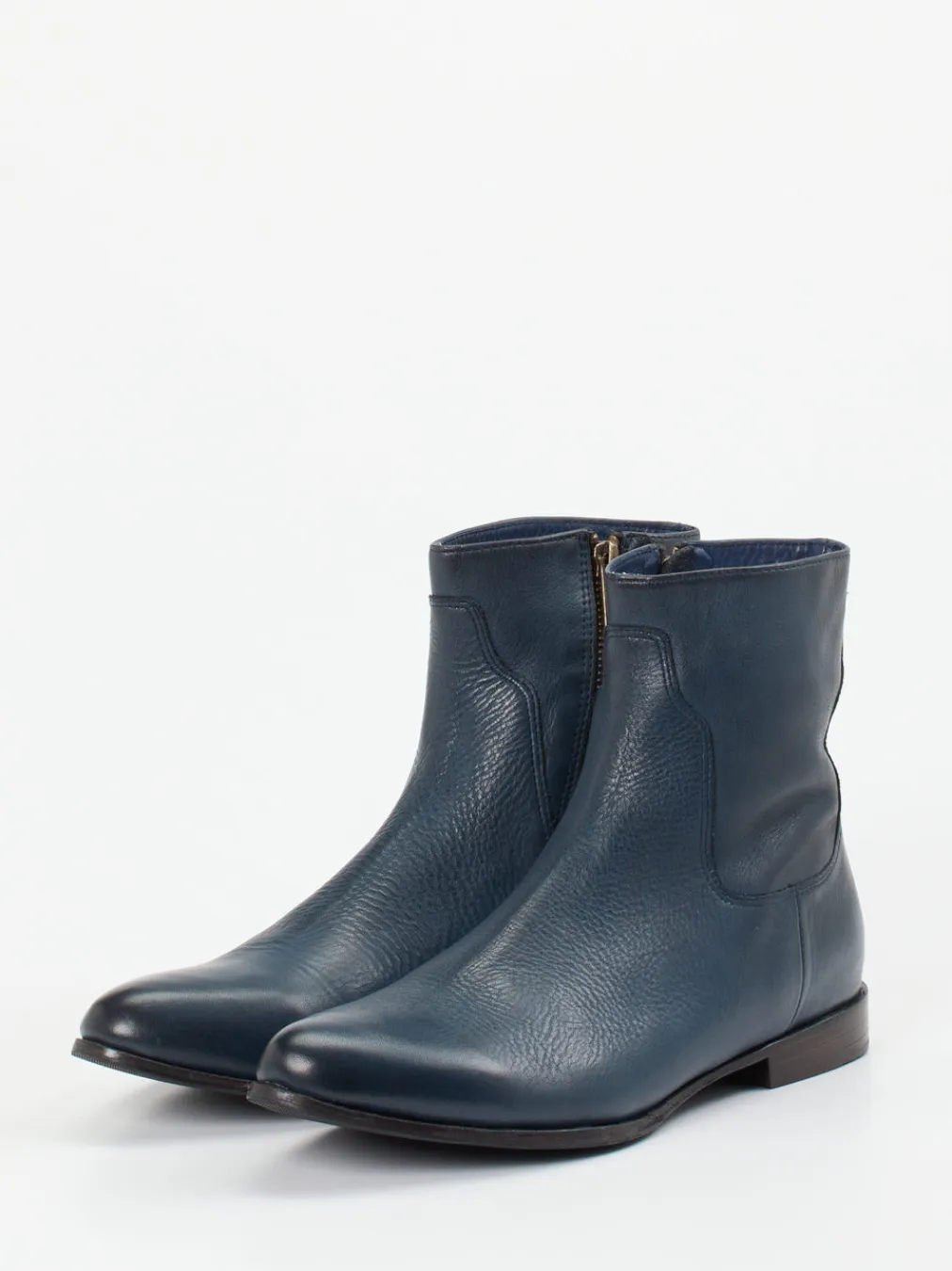 – Stiefeletten aus Lammleder Dunkel-Rebecca White Sale