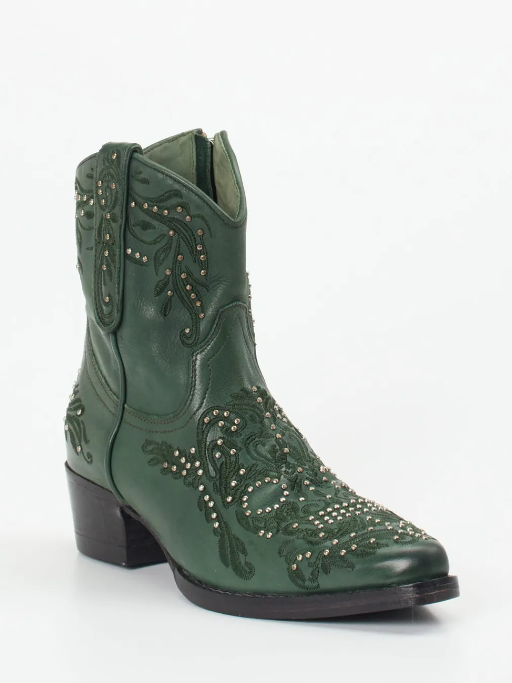 – Western-Stiefelette aus Lammleder-Rebecca White Clearance