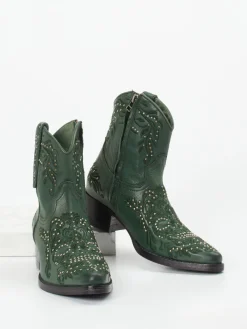 – Western-Stiefelette aus Lammleder-Rebecca White Clearance