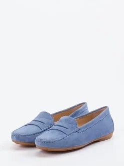 Sí – Loafer aus Veloursleder in Jeans-Si Outlet
