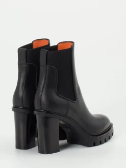 – Chelsea Boots aus Hochglanzleder-Santoni Discount