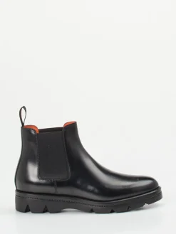 – Chelsea Boots aus Hochglanzleder-Santoni Online