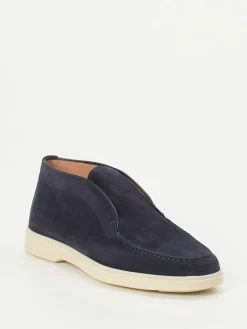 – Chukka Boots aus Veloursleder Dunkel-Santoni New