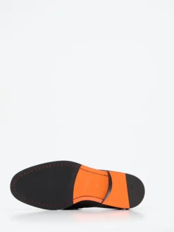 – Halbschuh aus Hochglanzleder-Santoni