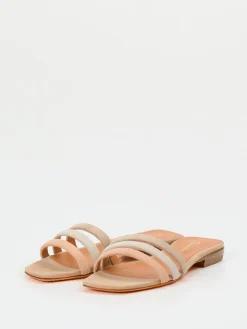 – Pantolette aus Veloursleder in Naturtönen-Santoni Hot