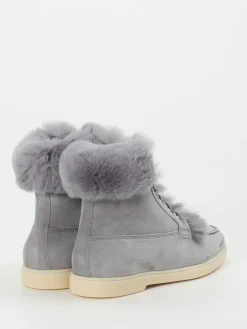 – Stiefelette aus Nubukleder in-Santoni Sale