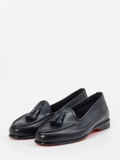 – Tassel Loafer aus Kalbleder Tiefschwarz-Santoni Clearance