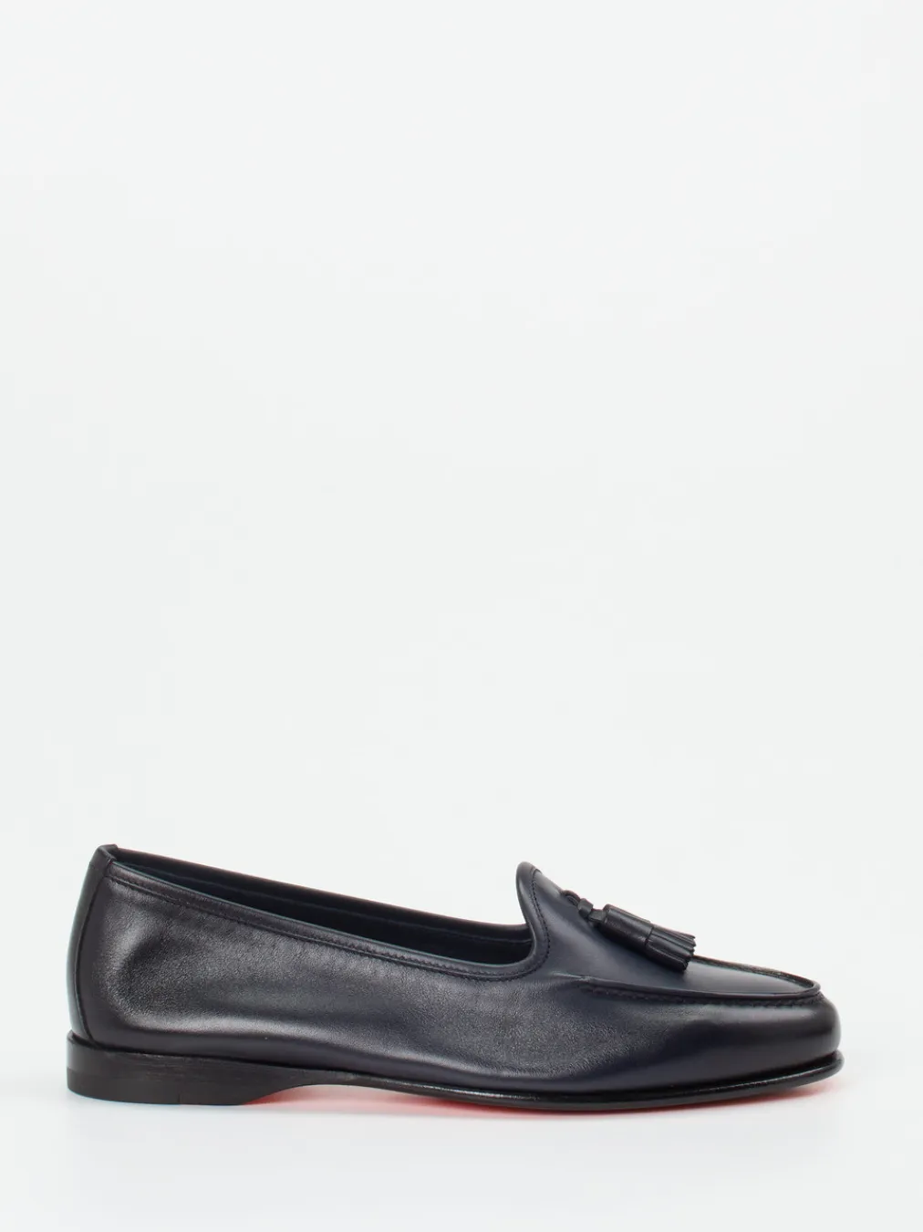 – Tassel Loafer aus Kalbleder Tiefschwarz-Santoni Clearance