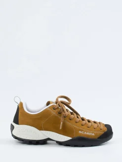 – Approach-Schuhe aus Veloursleder cognac-Scarpa