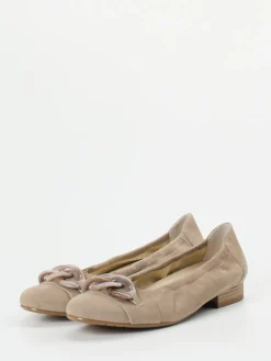 – Ballerinas aus Veloursleder braun-Semler New