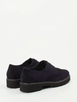 – Brogues aus Veloursleder in Dunkel-Semler Clearance