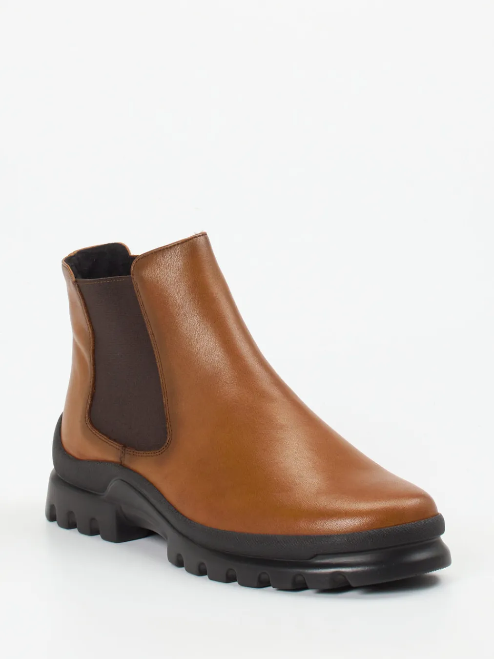 – Chelsea-Stiefelette aus Kalbleder cognac-Semler Sale