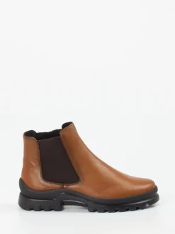 – Chelsea-Stiefelette aus Kalbleder cognac-Semler Sale