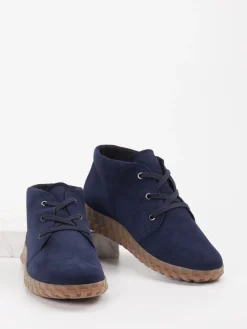 – Desert Boots aus Veloursleder dunkel-Semler Sale