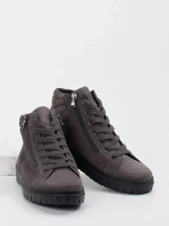 – High-Top Sneaker aus Veloursleder-Semler