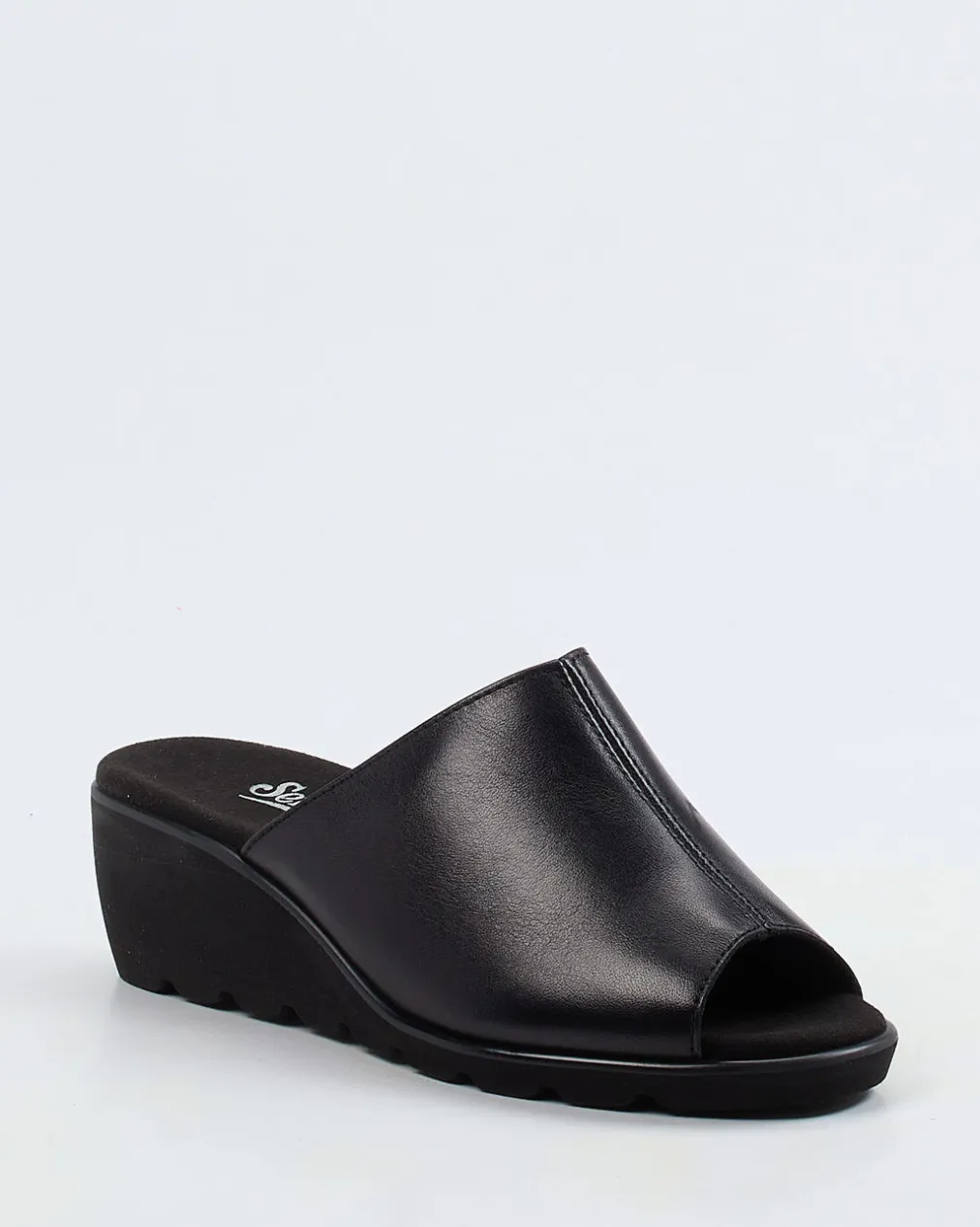 – Keilabsatz-Pantolette aus Kalbleder-Semler