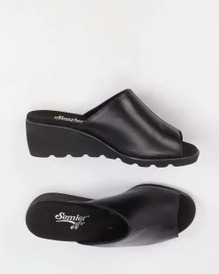 – Keilabsatz-Pantolette aus Kalbleder-Semler