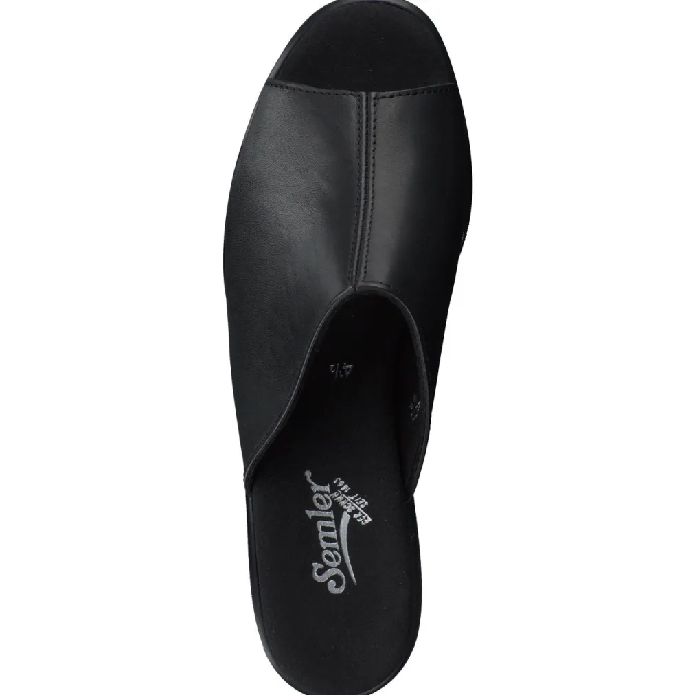 – Keilabsatz-Pantolette aus Kalbleder-Semler