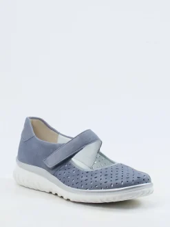 – Klett-Ballerina aus Veloursleder tauben-Semler Online