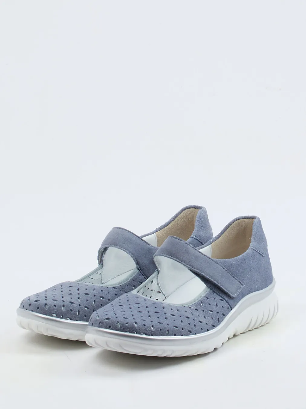 – Klett-Ballerina aus Veloursleder tauben-Semler Online