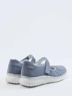 – Klett-Ballerina aus Veloursleder tauben-Semler Online