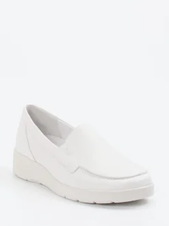 – Komfort-Loafer aus Kalbleder Offwhite-Semler Best
