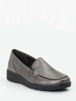 – Komfort-Loafer aus Kalbleder Anthrazit-Semler Online