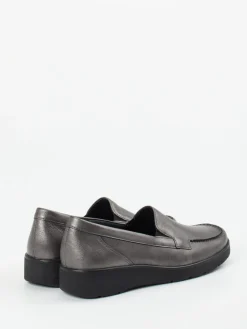 – Komfort-Loafer aus Kalbleder Anthrazit-Semler Online