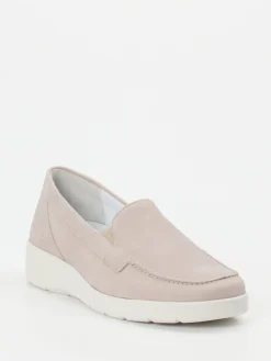 – Komfort-Loafer aus Nubukleder Rosé--Semler Clearance