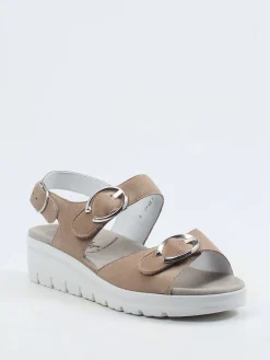 – Komfort-Sandale aus Veloursleder-Semler Hot