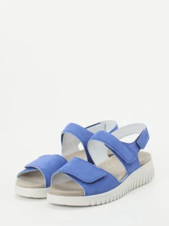 – Komfortsandalen aus Veloursleder-Semler Sale