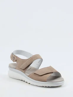 – Komfortsandalen aus Veloursleder-Semler New