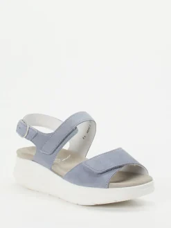 – Komfort-Sandalen aus Veloursleder-Semler New